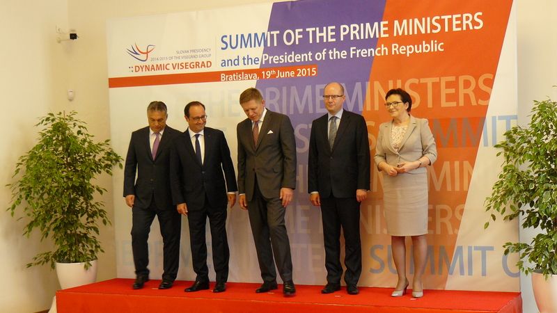 Les Premiers ministres des pays du V4 et de la France ont rejeté les quotas de redistribution des migrants